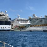 Soaring Eagles Sailing Bahamas Nassau Harbour Cruise Ships 7
